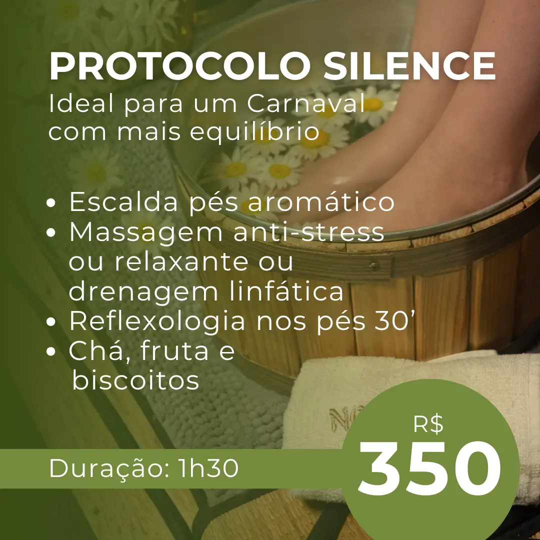Protocolo Silence – O Cuidado Perfeito para um Carnaval com Equilíbrio!